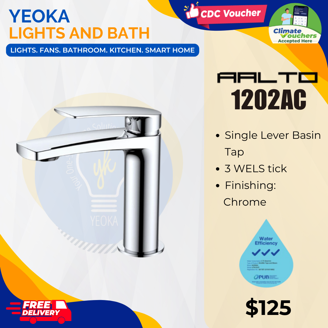 AALTO Single Lever Basin Tap 1202AC