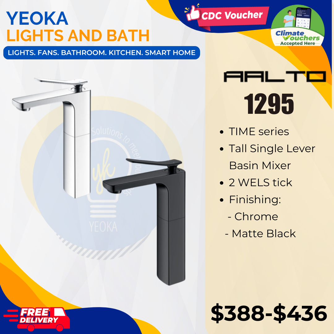 AALTO TALL BASIN MIXER TAP TIME SERIES 1295