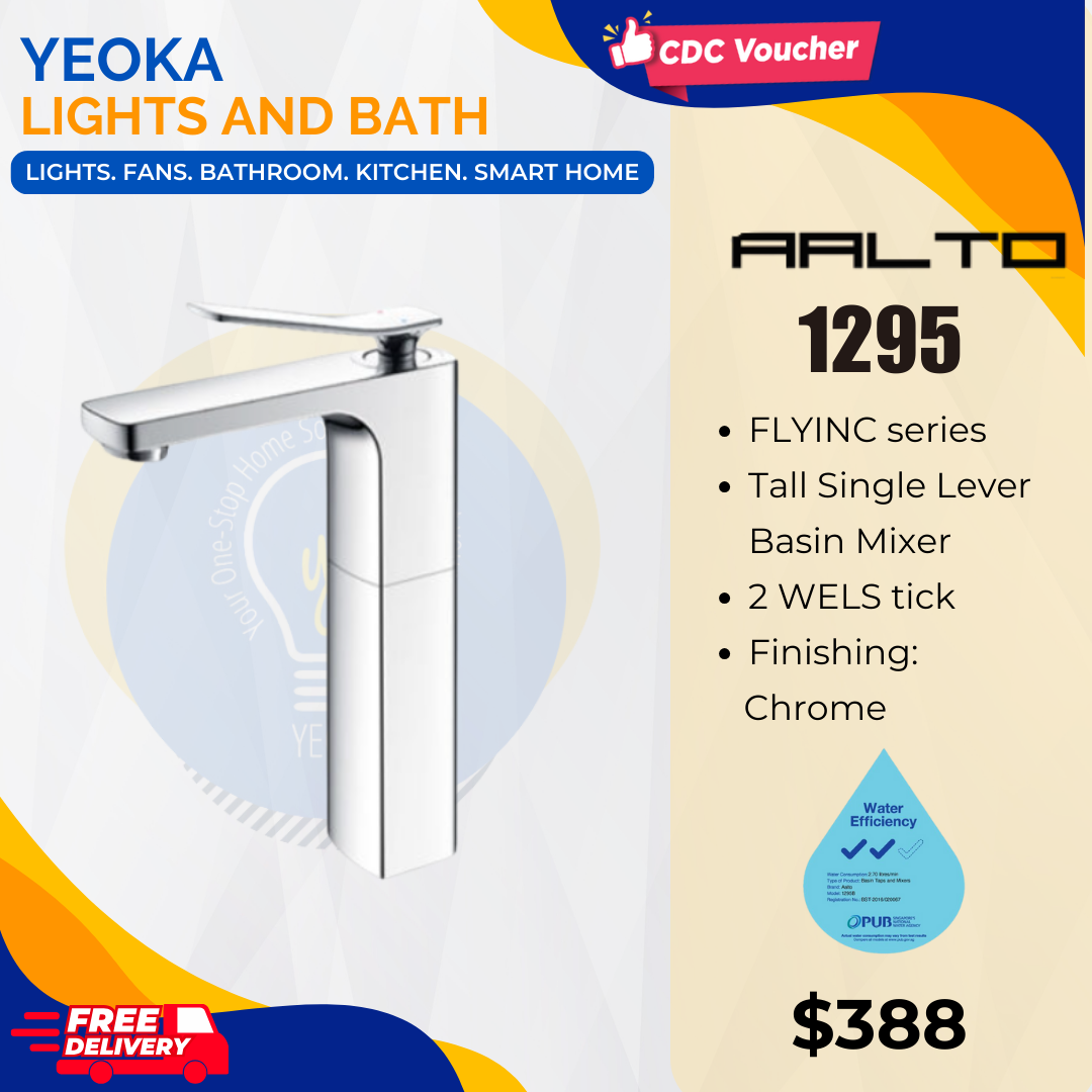 AALTO TALL BASIN MIXER TAP TIME SERIES 1295