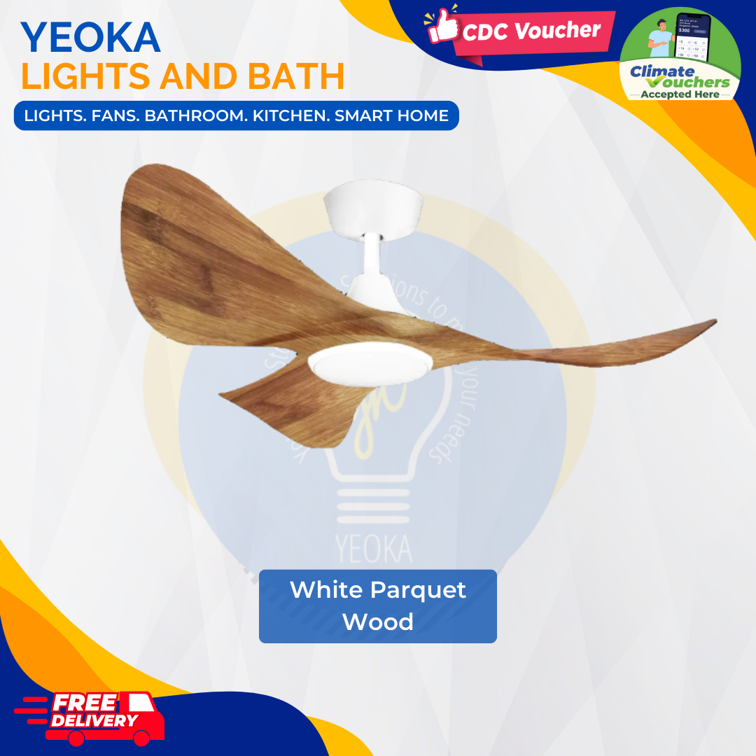 ALASKA Ceiling Fan Aerahaus B.U.R.A/H 43 Inch