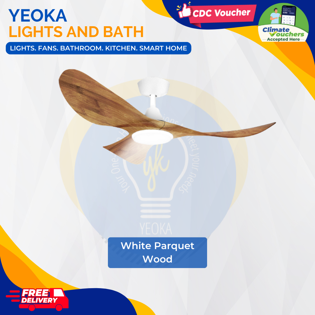 ALASKA Ceiling Fan Aerahaus C.U.R.A/H 52 Inch