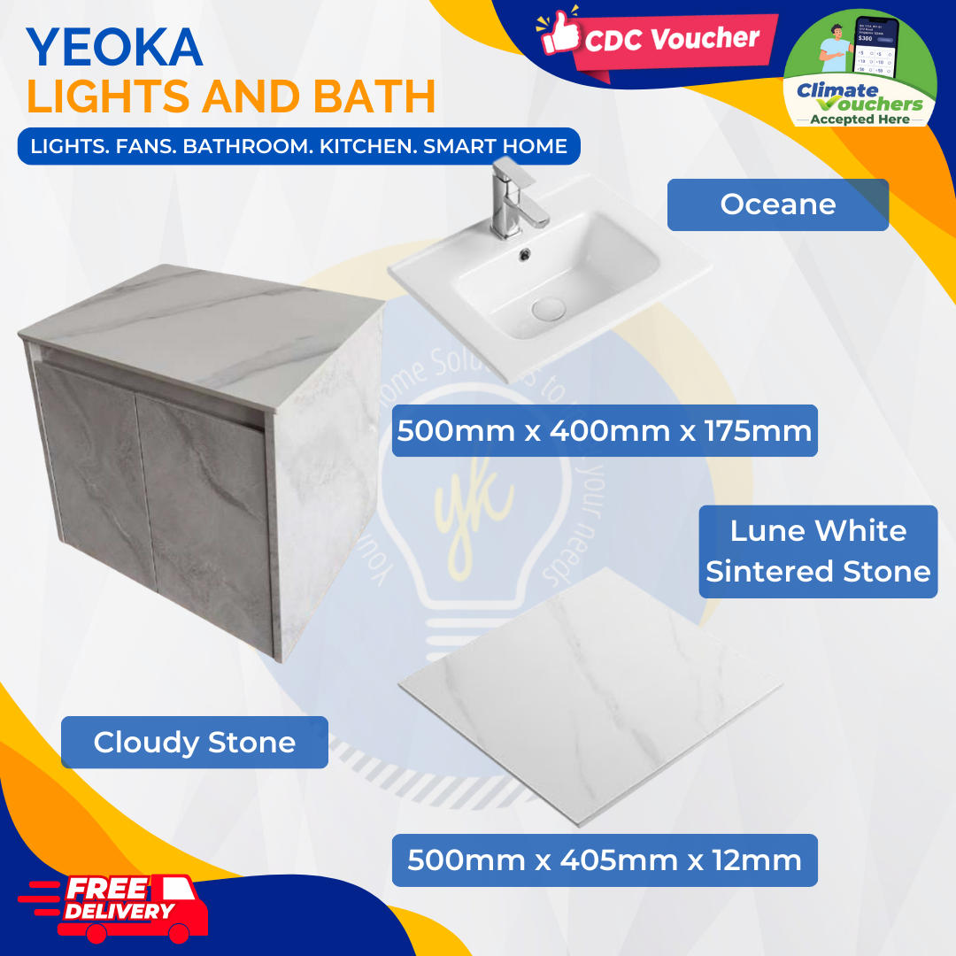 Cubi Cube Gaia Basin Cabinet (Door Series)