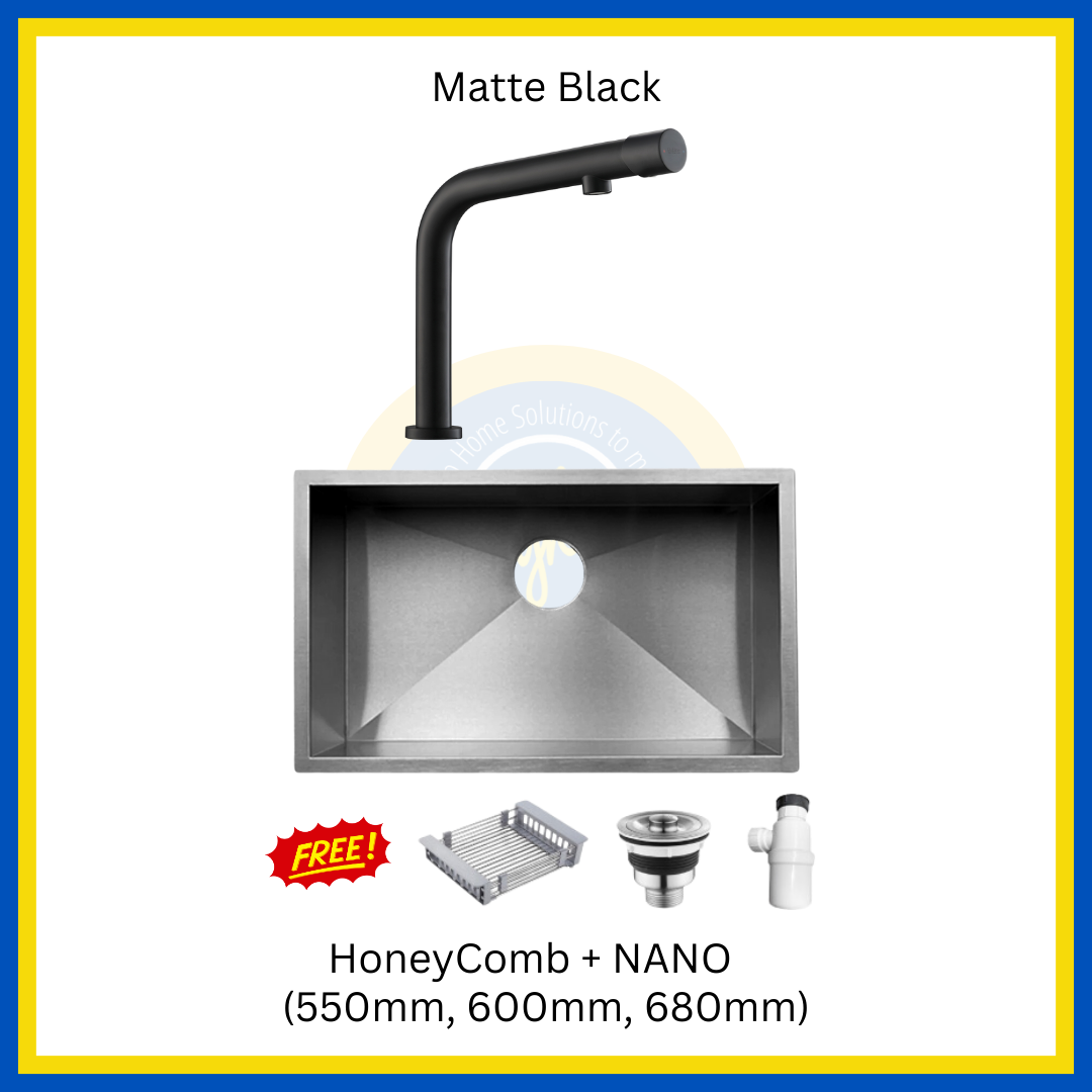 "MIX & MATCH" (1+1) NANO Kitchen Sink + Kitchen Sink Mixer Tap
