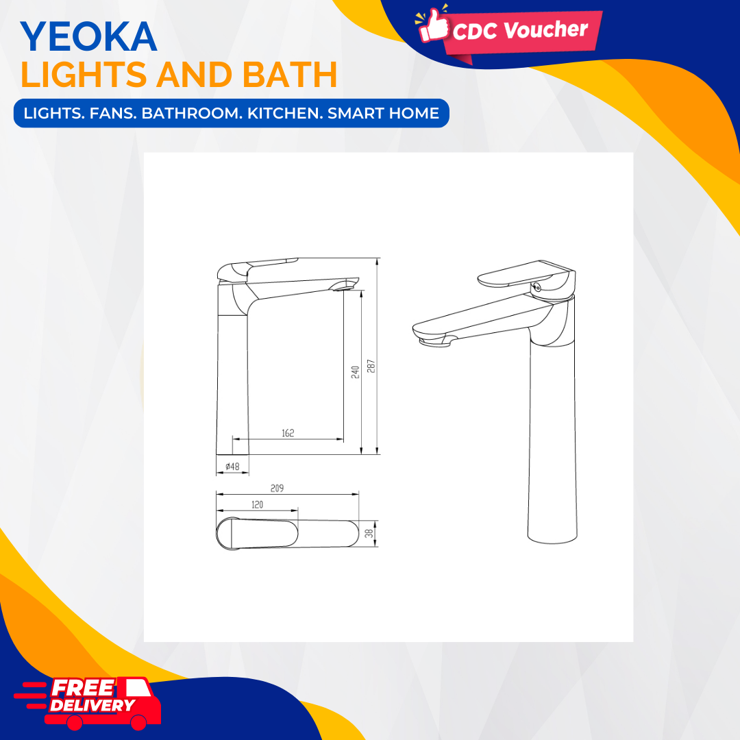 AALTO BASIN MIXER TERTYNE SERIES 1301