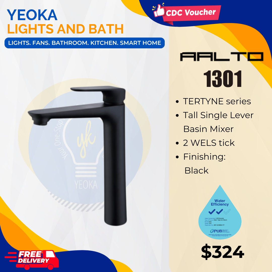 AALTO BASIN MIXER TERTYNE SERIES 1301