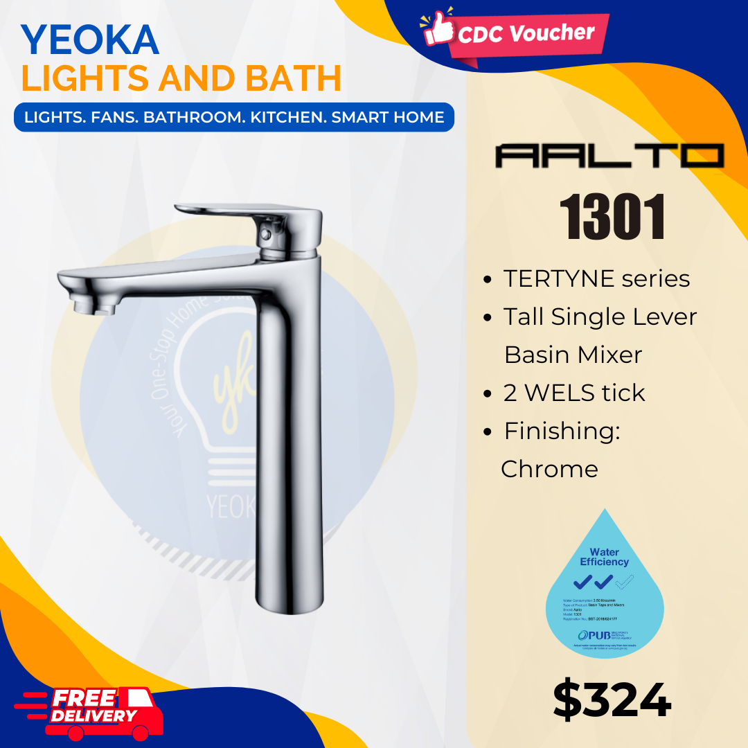 AALTO BASIN MIXER TERTYNE SERIES 1301