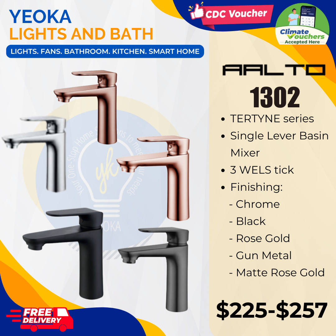 AALTO BASIN MIXER TERTYNE series 1302 