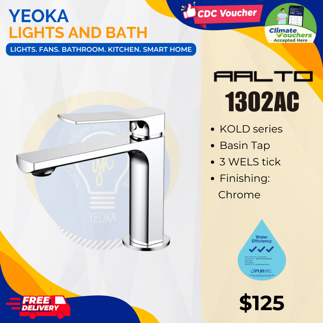 AALTO BASIN COLD TAP KOLD SERIES 1302AC