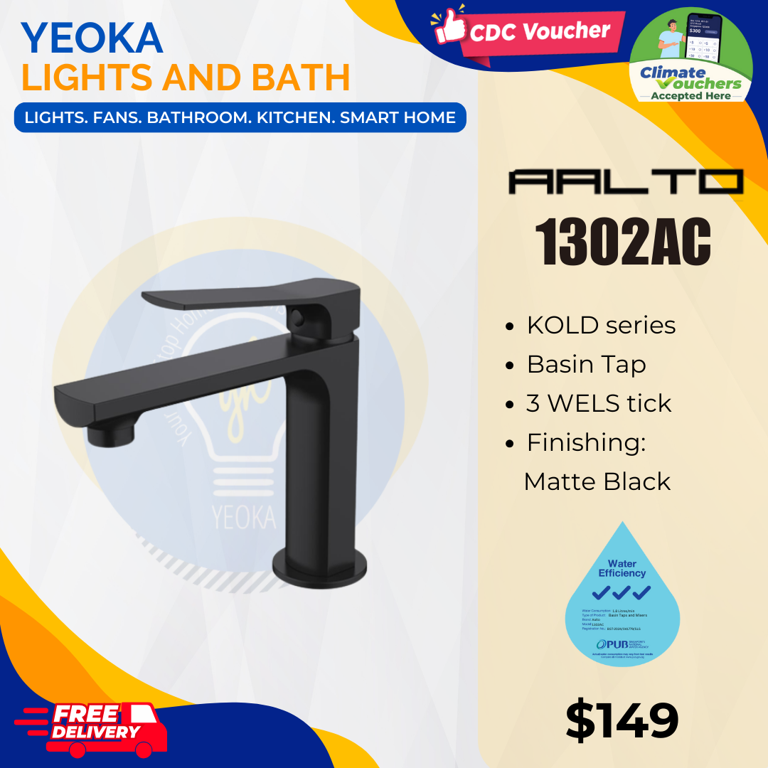 AALTO BASIN COLD TAP KOLD SERIES 1302AC