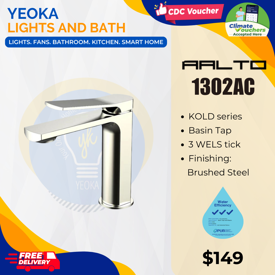 AALTO BASIN COLD TAP KOLD SERIES 1302AC