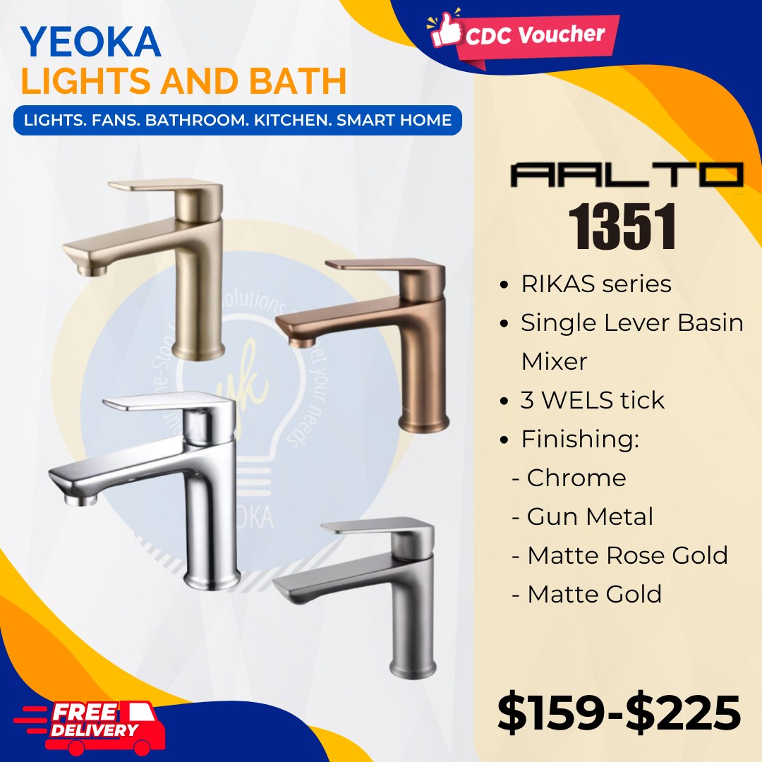 AALTO BASIN MIXER ETTORE/RIKAS SERIES 1351W/1351