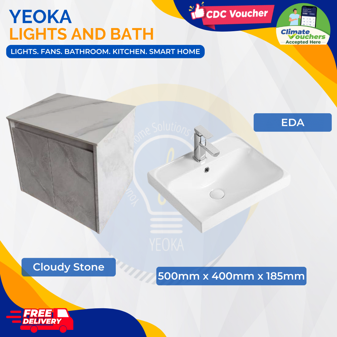 Cubi Cube Gaia Basin Cabinet (Door Series)