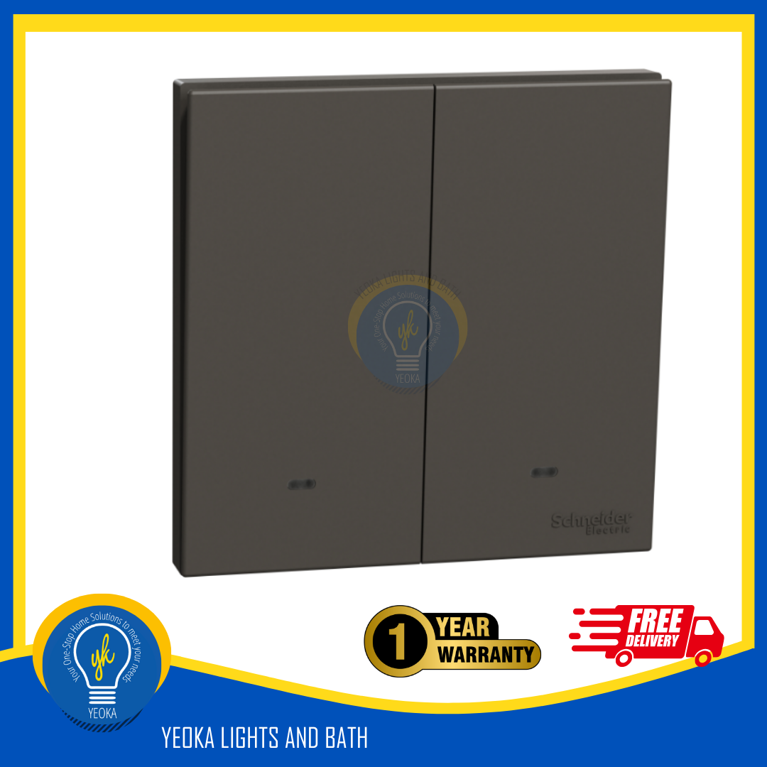 SCHNEIDER AvatarOn C with Fluorescent Locator Electrical Switch (3 Colors)