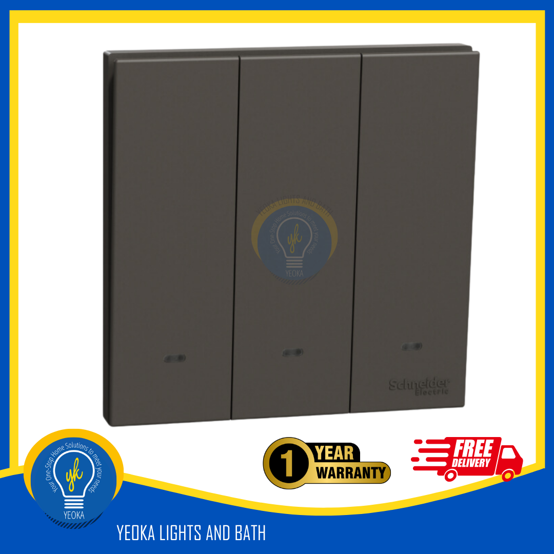 SCHNEIDER AvatarOn C with Fluorescent Locator Electrical Switch (3 Colors)