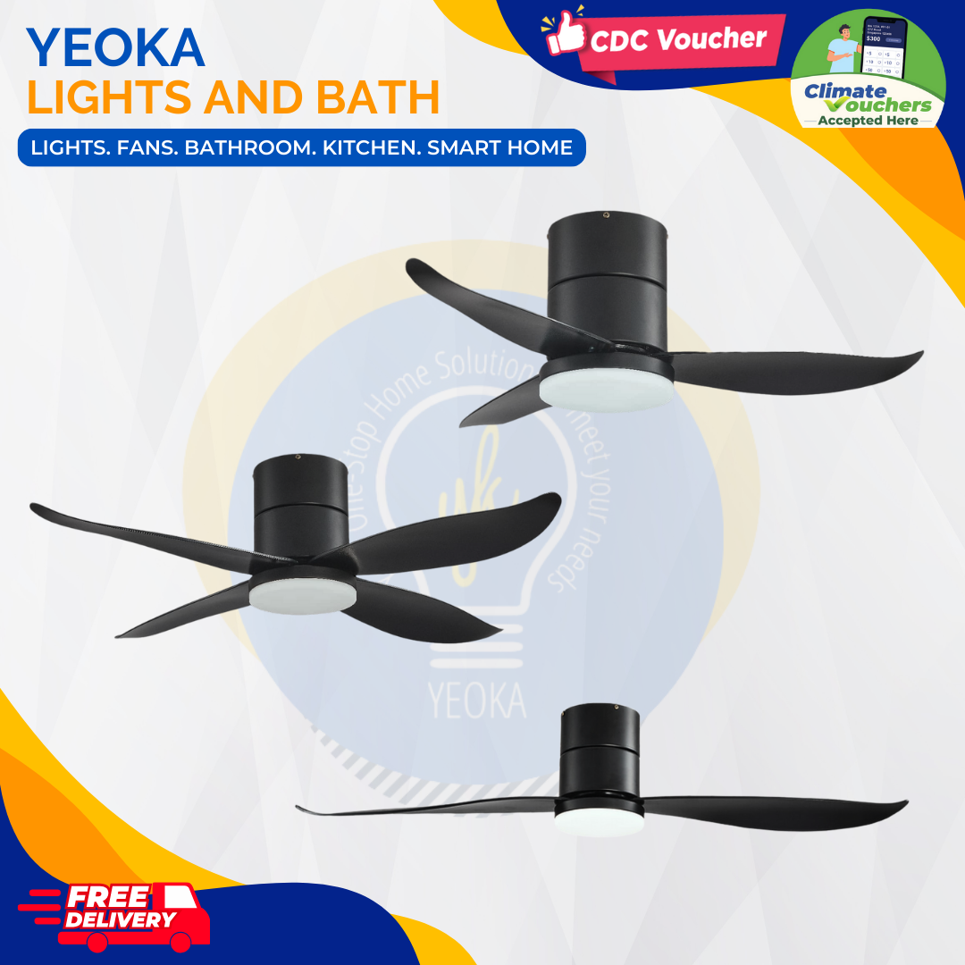 BESTAR Ceiling Fan Falcon | 36"/46"/52" 24W LED RGB