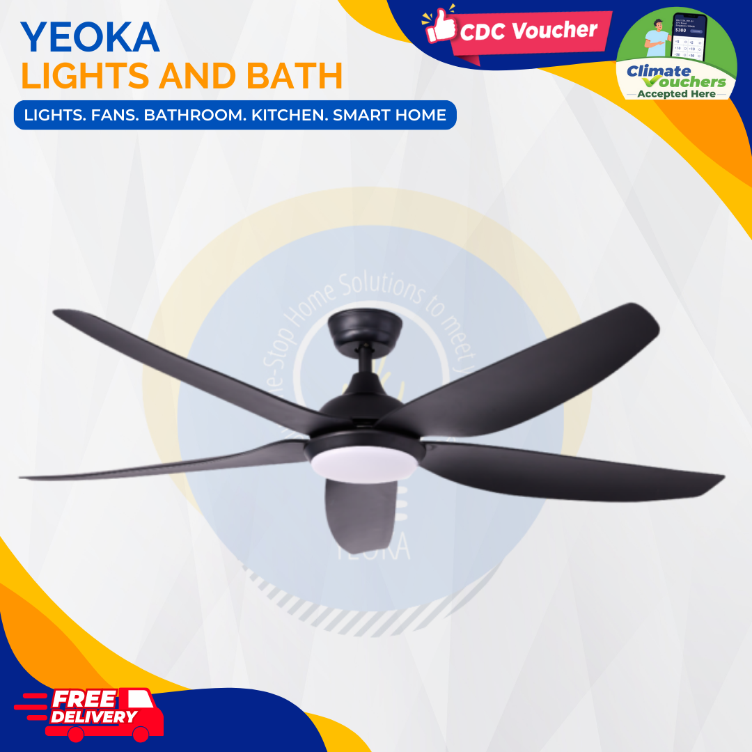BESTAR Ceiling Fan Star-5 |38/48/58" 24W LED RGB|5 Blades 3 Colours
