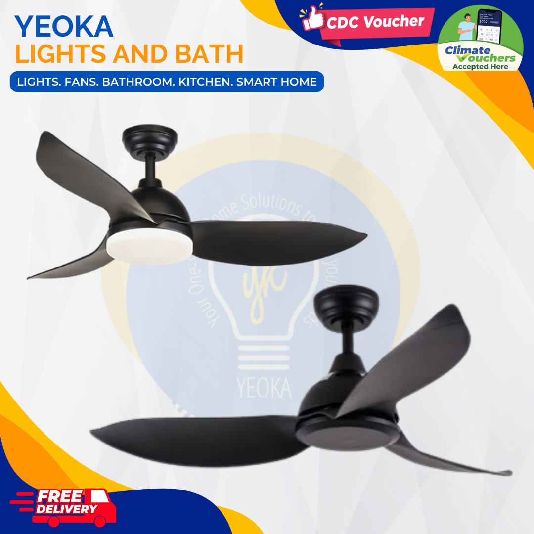 BESTAR Ceiling Fan Raptor |38/48/54"|24W LED 3 Lighting Colour