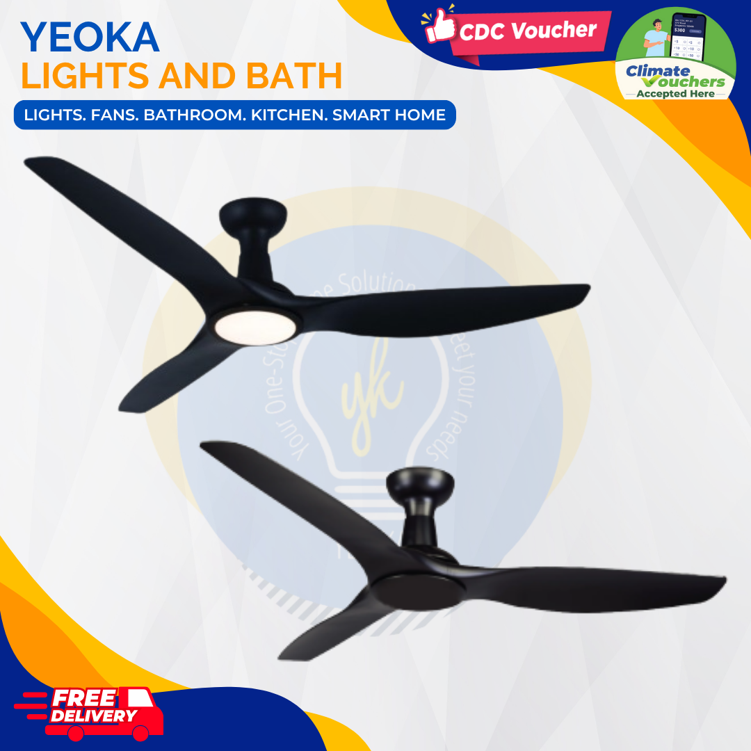 BESTAR Ceiling Fan SLEEK| 48/60" 24W LED RGB|6 Blades 3 Colours