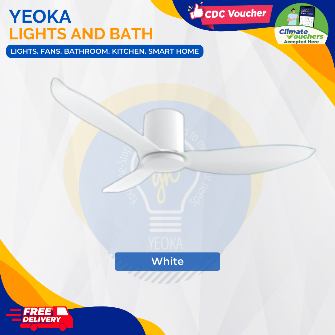 ALASKA Ceiling Fan Hydsen and eHydsen 46/52" Dimmable/Non Dimmable