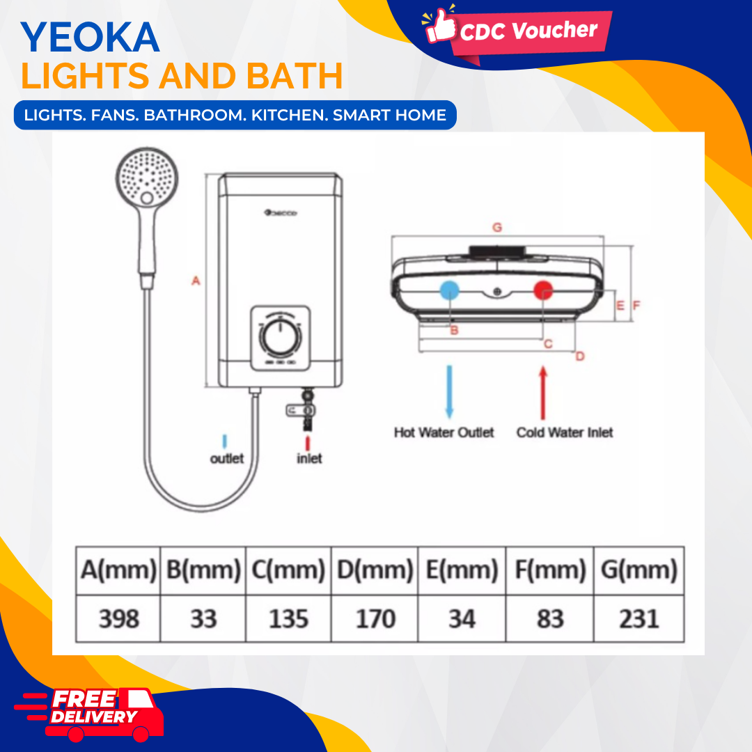 Decco Coral 3 Instant heater 