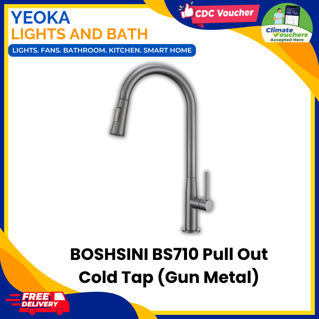 Boshsini BS710 Pull Out Cold Kitchen Tap