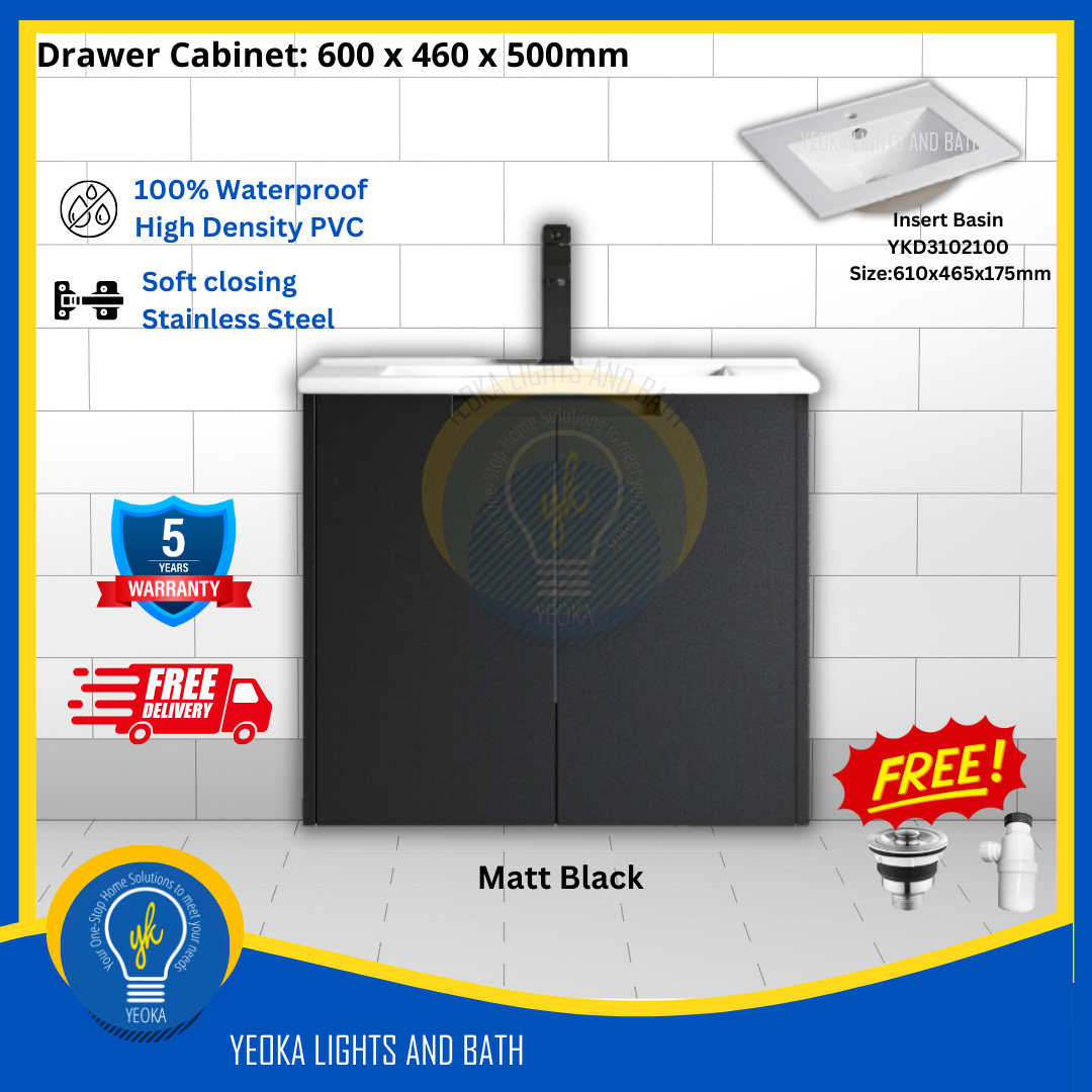 PVC Vanity Basin Cabinet YKD6105200