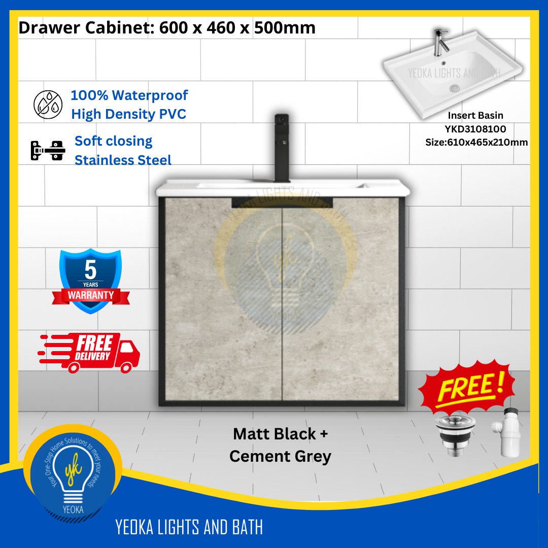 PVC Vanity Basin Cabinet YKD6105200