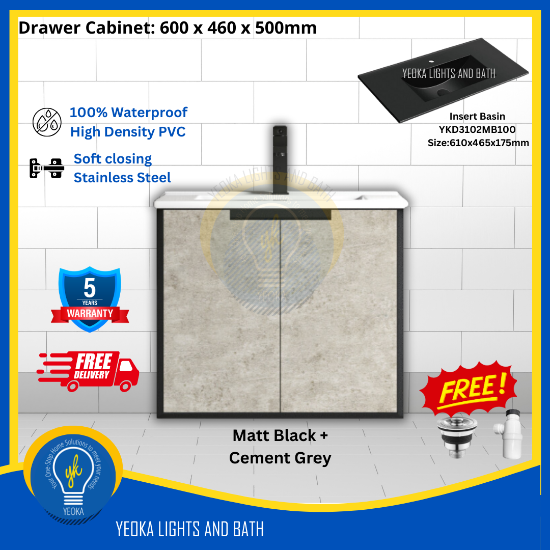 PVC Vanity Basin Cabinet YKD6105200