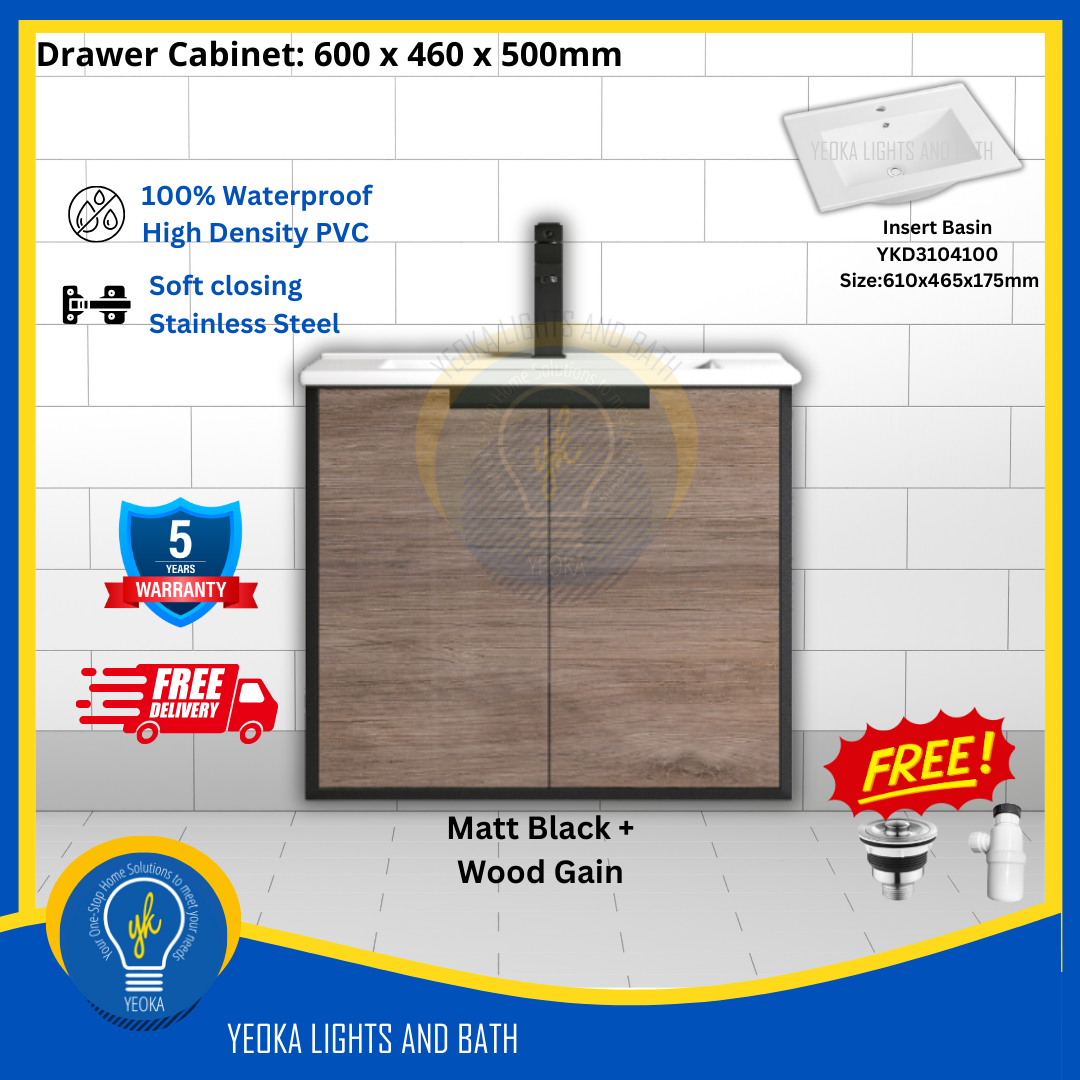 PVC Vanity Basin Cabinet YKD6105200