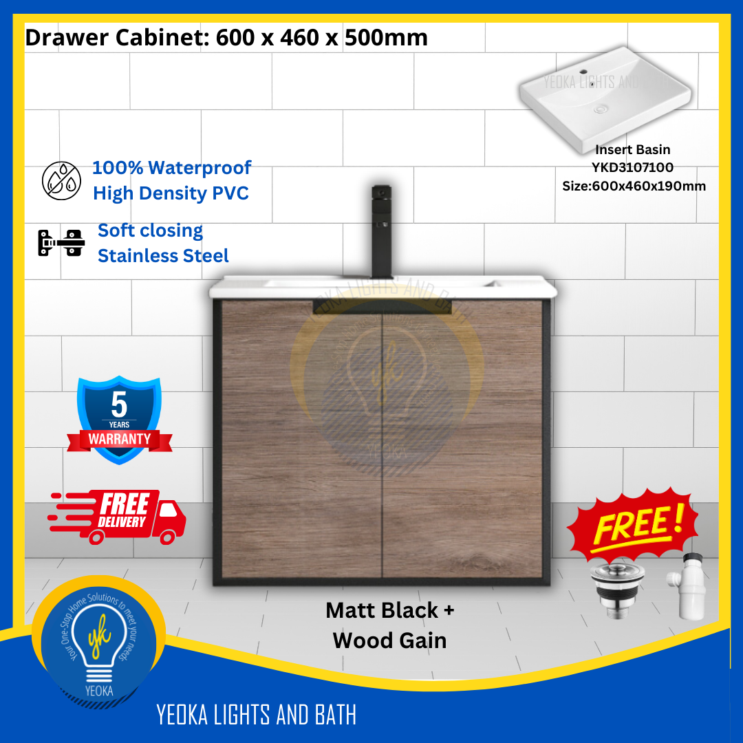 PVC Vanity Basin Cabinet YKD6105200