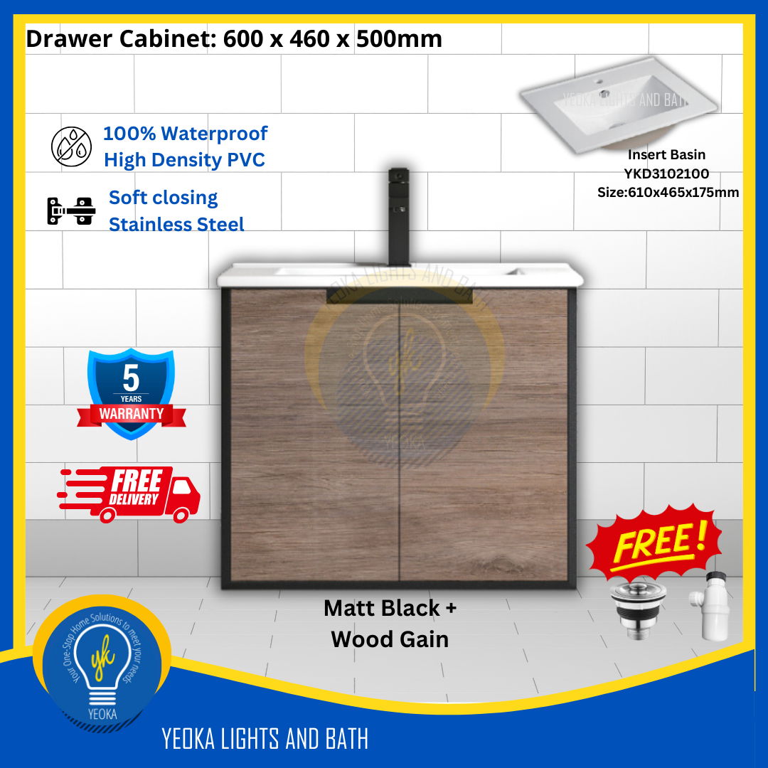 PVC Vanity Basin Cabinet YKD6105200