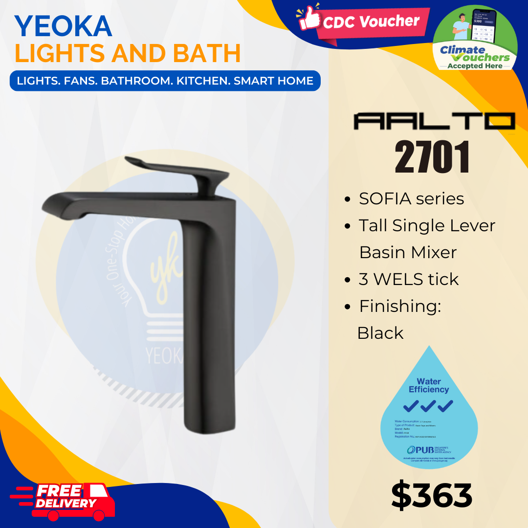 AALTO TALL BASIN MIXER SOFIA SERIES 2701