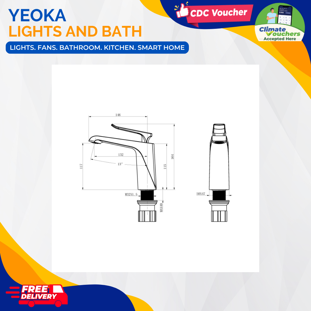 AALTO BASIN MIXER SOFIA SERIES 2702