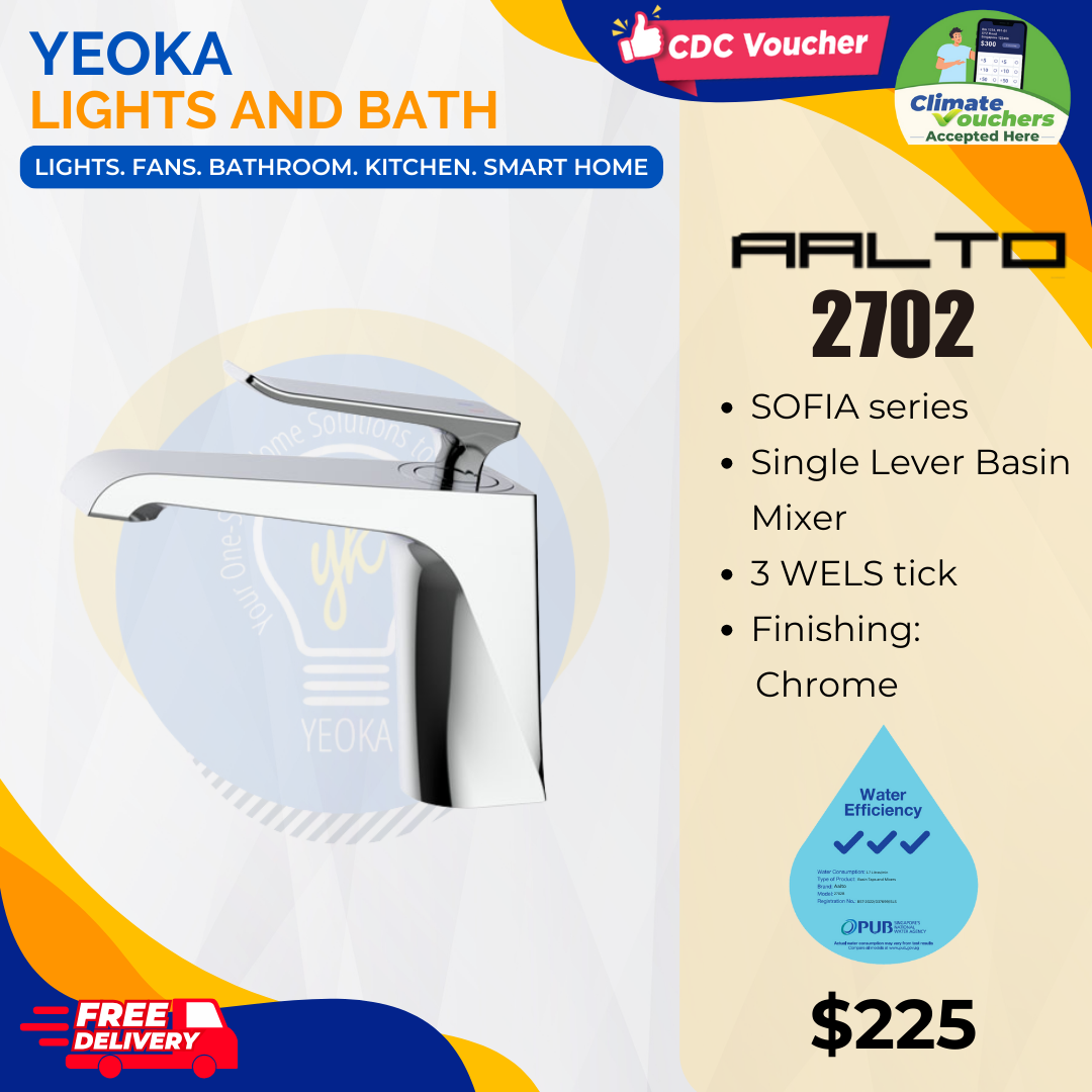 AALTO BASIN MIXER SOFIA SERIES 2702