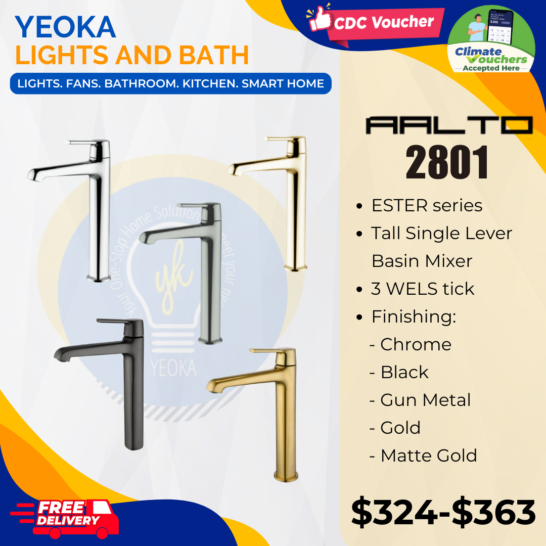 AALTO TALL BASIN MIXER ESTER SERIES 2801