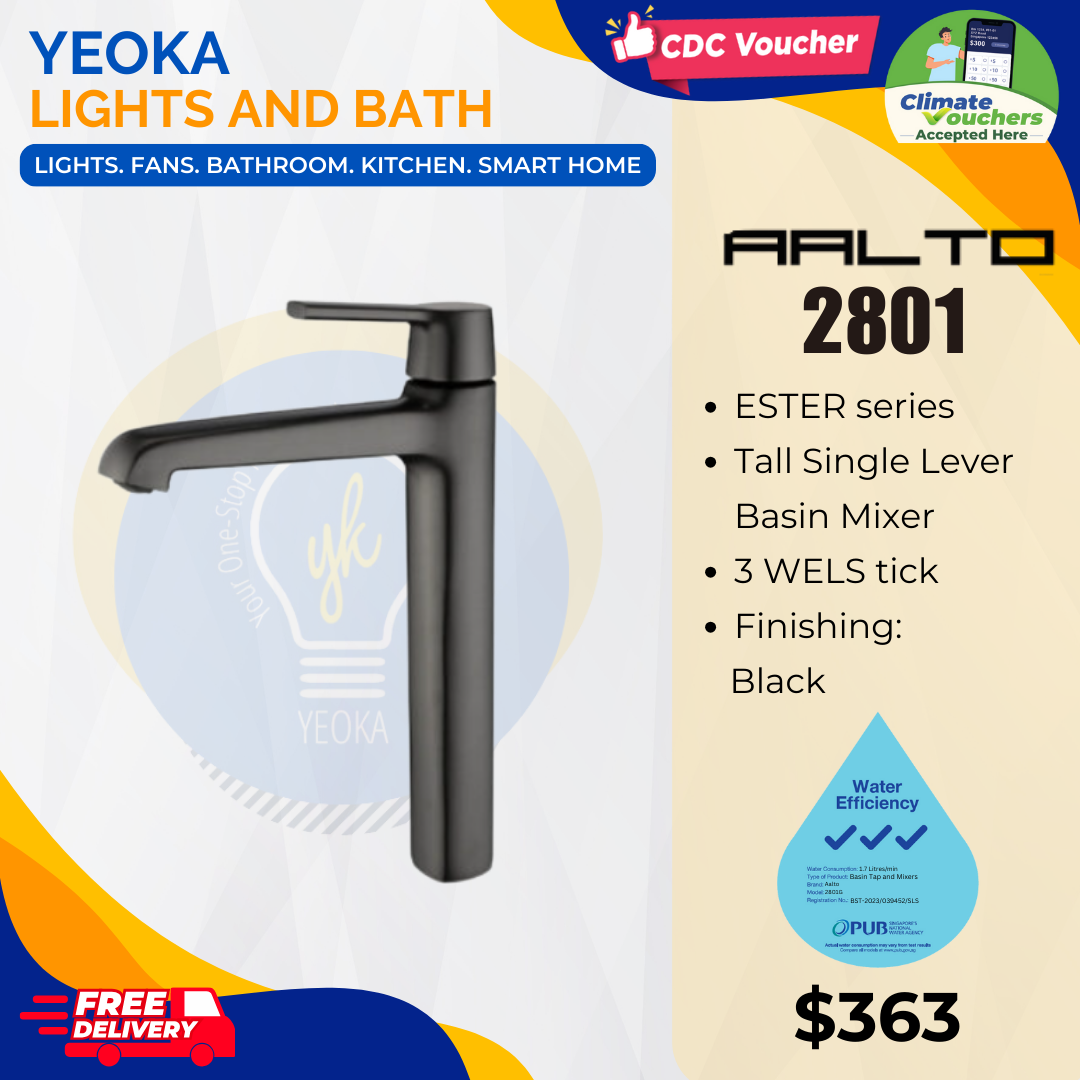 AALTO TALL BASIN MIXER ESTER SERIES 2801