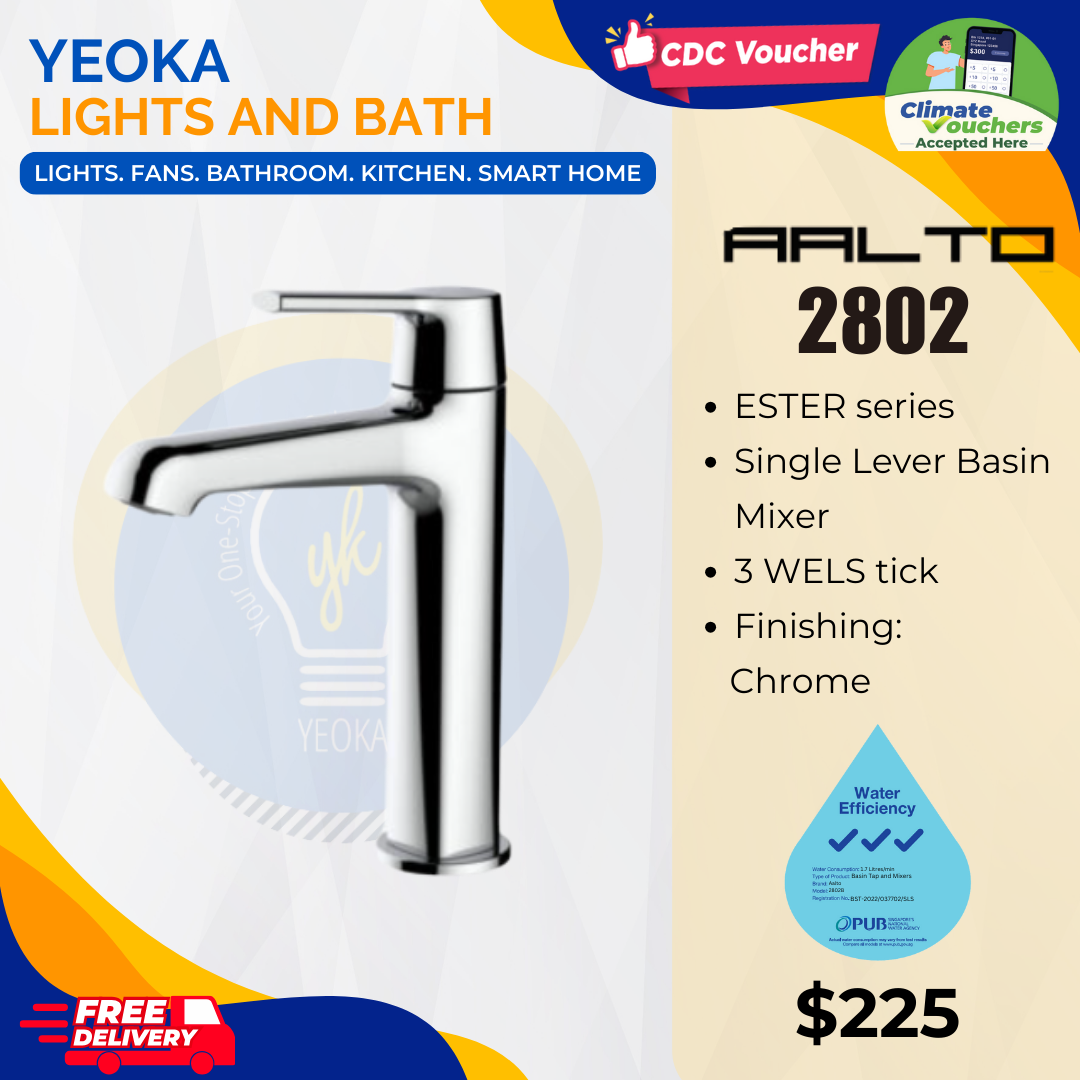 AALTO BASIN MIXER ESTER SERIES 2802