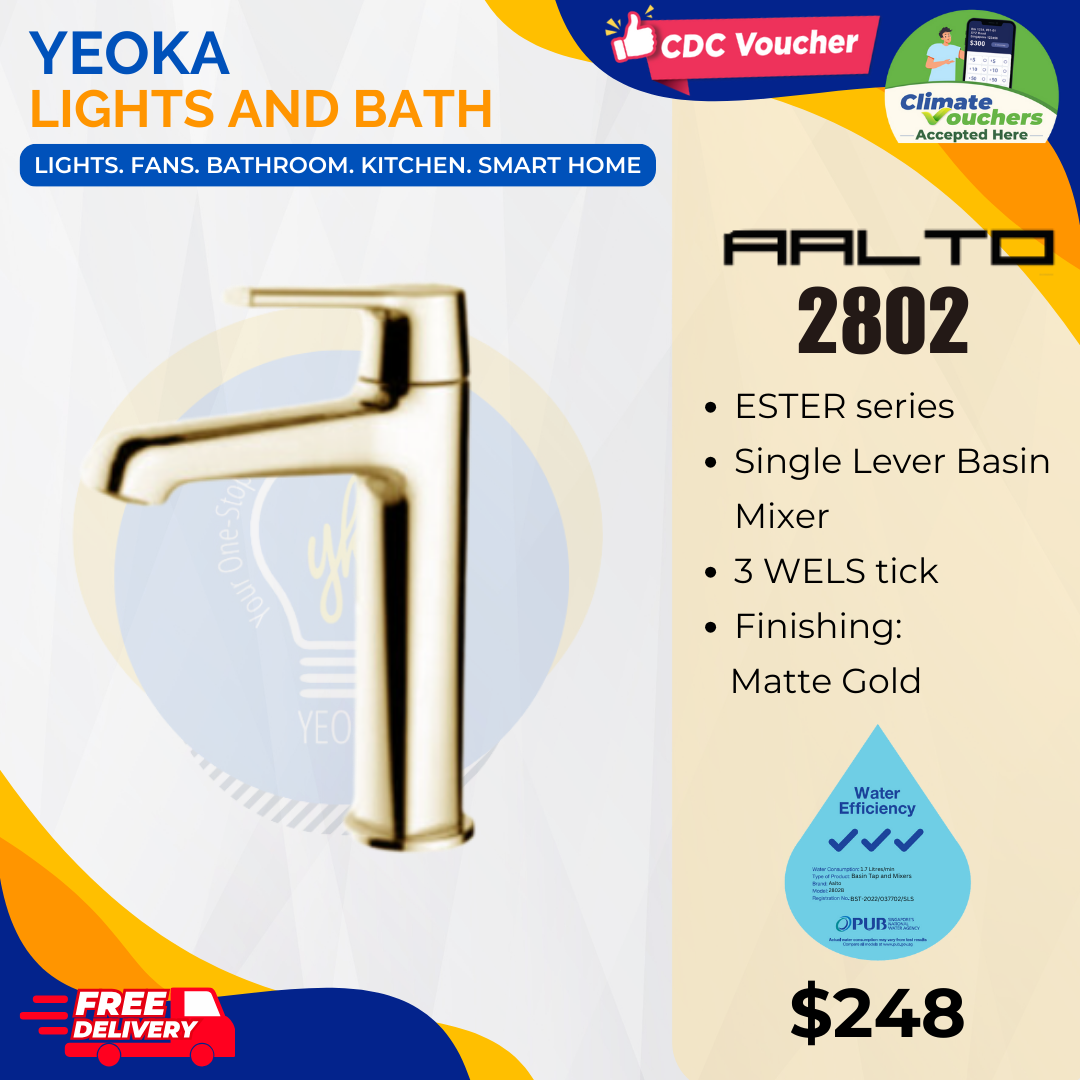 AALTO BASIN MIXER ESTER SERIES 2802