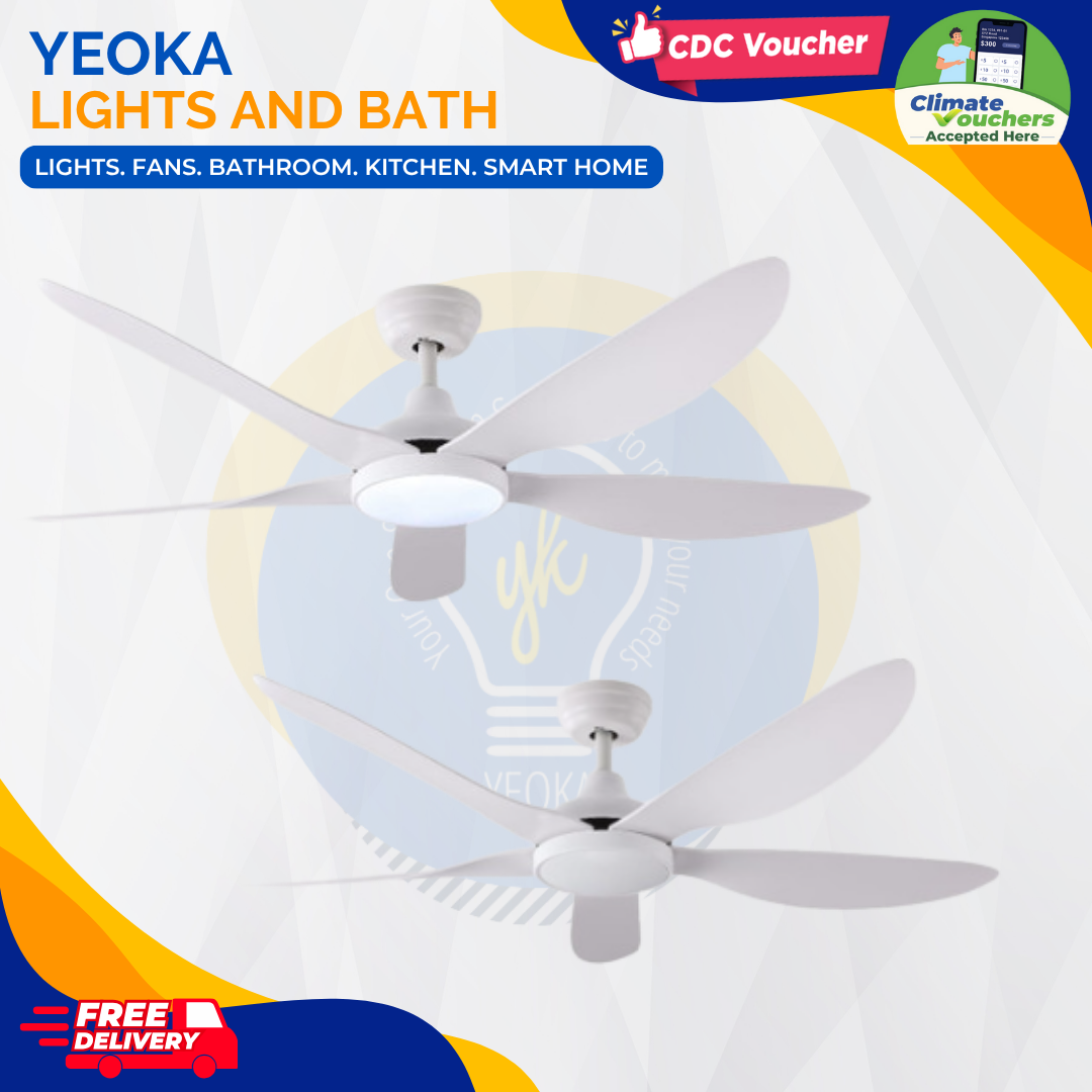 BESTAR Ceiling Fan Wind|32/42/52" 24W LED RGB|5 Blade 3 Colour