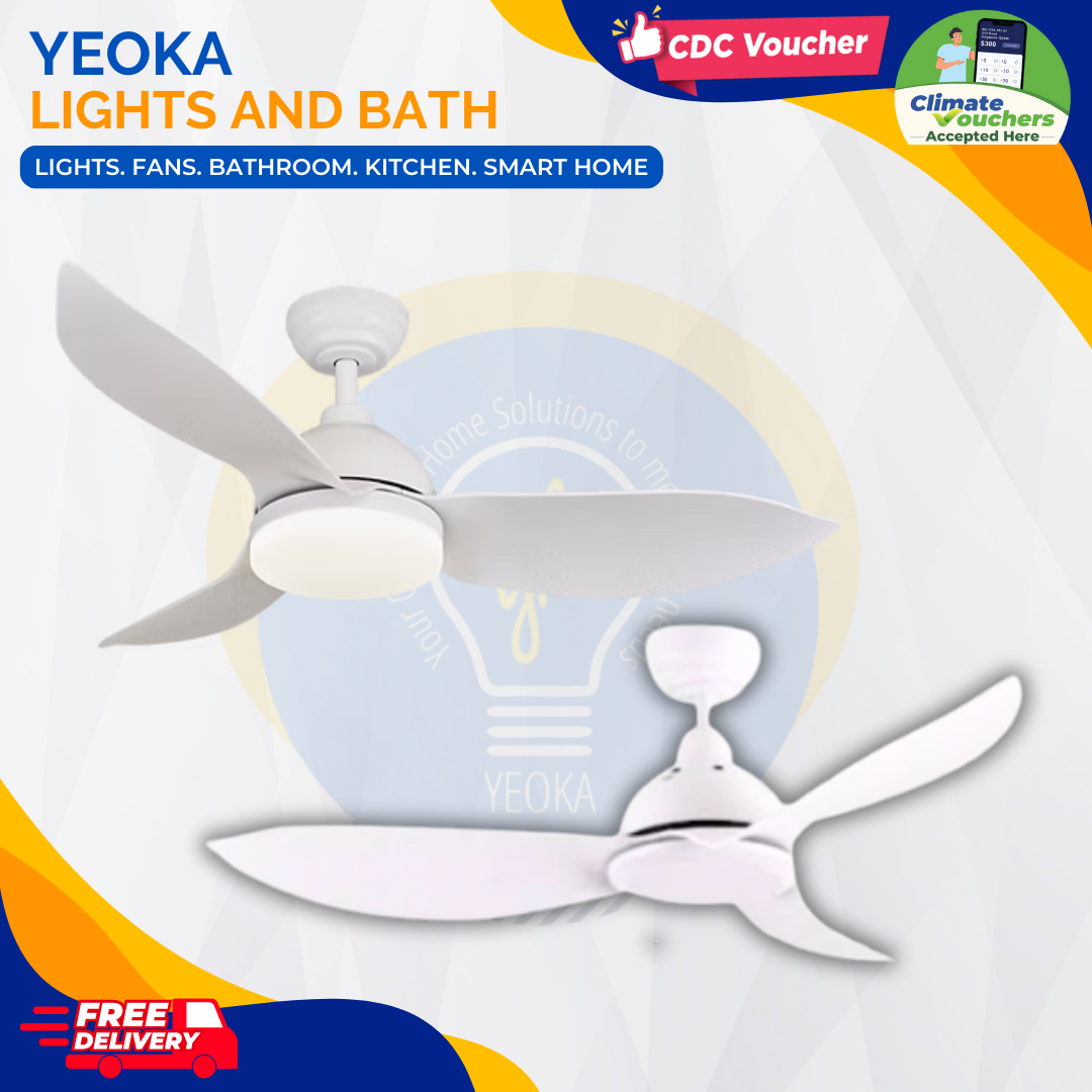 BESTAR Ceiling Fan Raptor |38/48/54"|24W LED 3 Lighting Colour