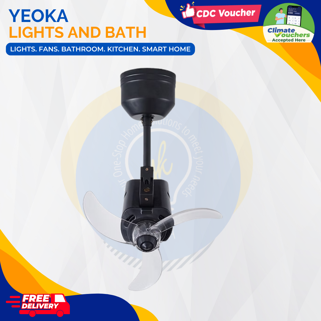 BESTAR Corner Fan Dino| Ceiling Mounted| 16" 2 Colours