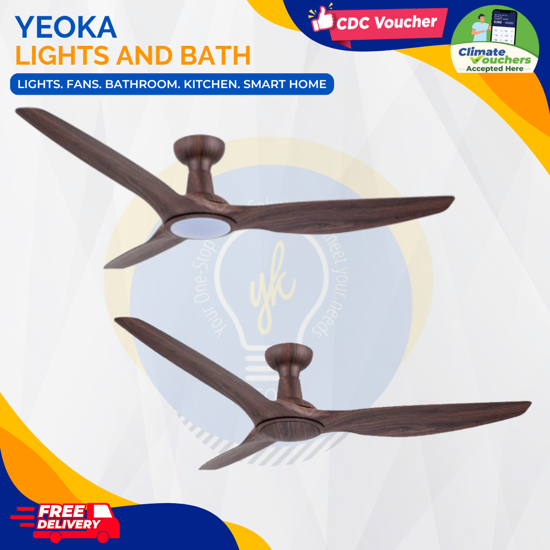 BESTAR Ceiling Fan SLEEK| 48/60" 24W LED RGB|6 Blades 3 Colours