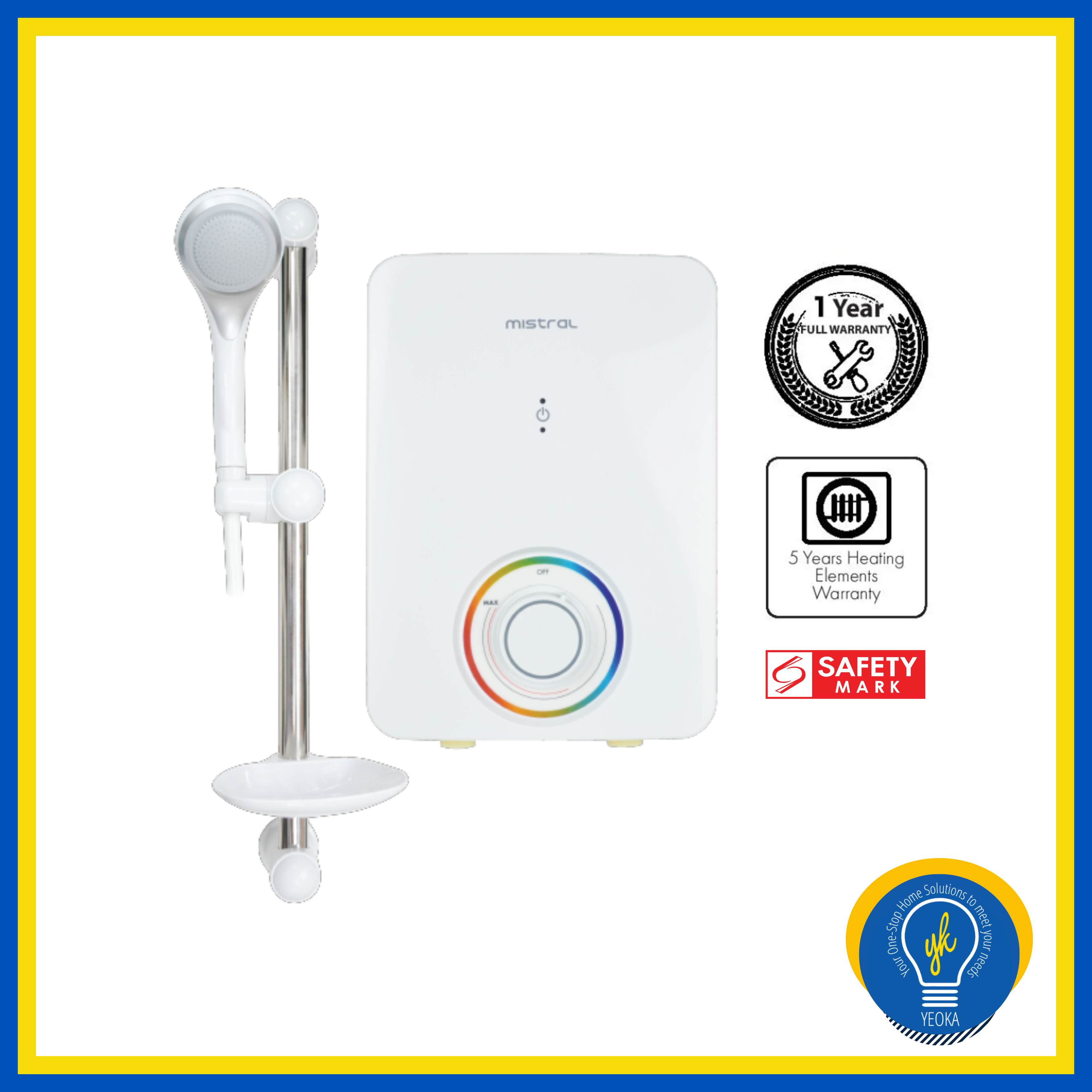 MISTRAL MSH118 Instant Shower Heater