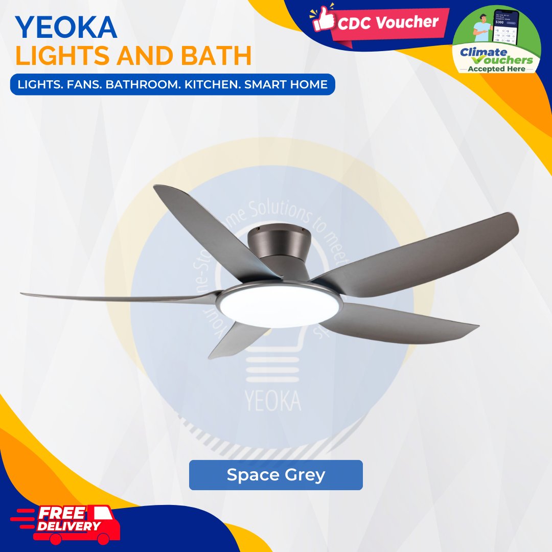 FANCO Ceiling Fan RITO PLUS DC Motor (46"/56") with 3 Tone LED Light Kit + SMART WIFI Control (Optional)