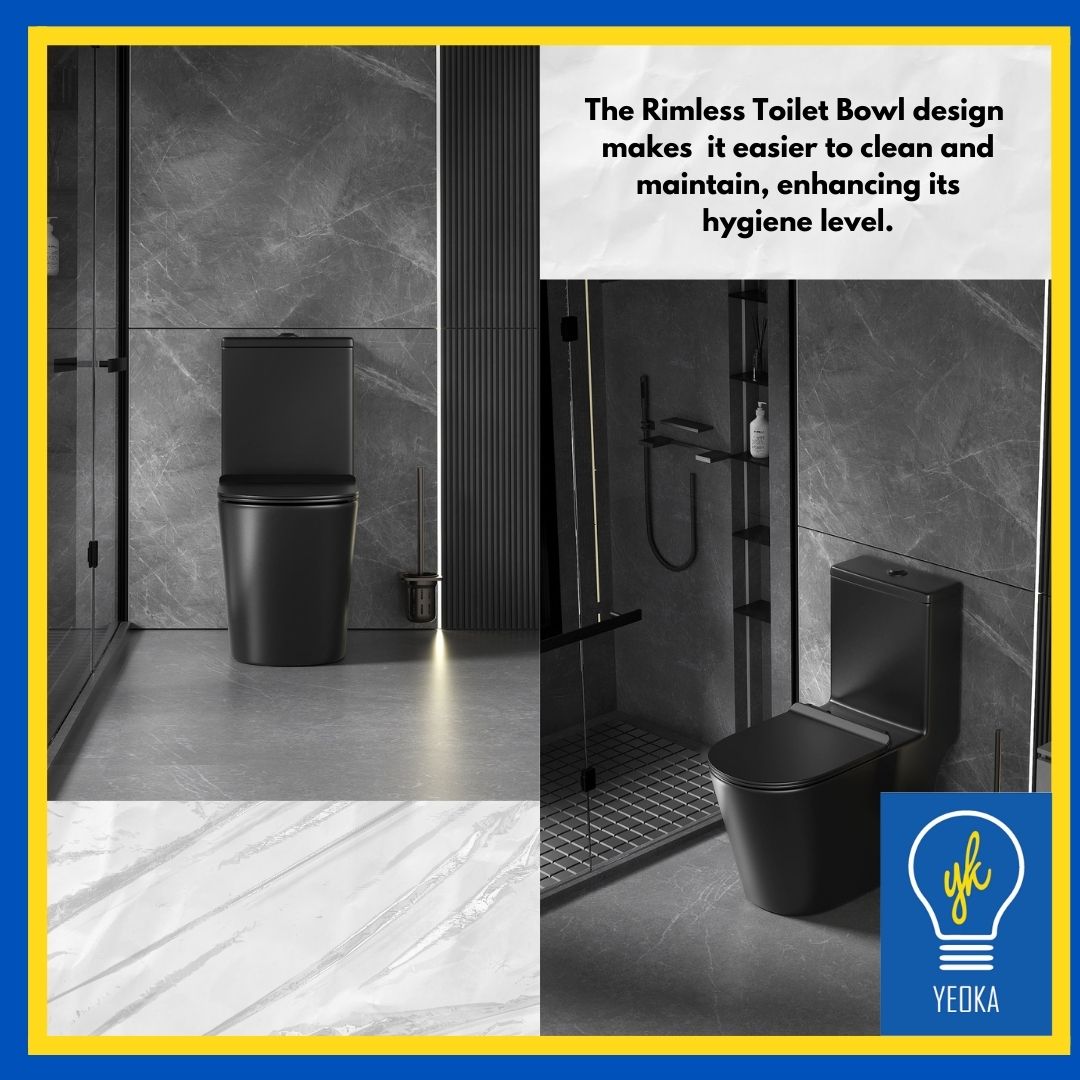 Eaco T933 Rimless Vortex Tornado Flushing Dual Flush Soft Closing Seat