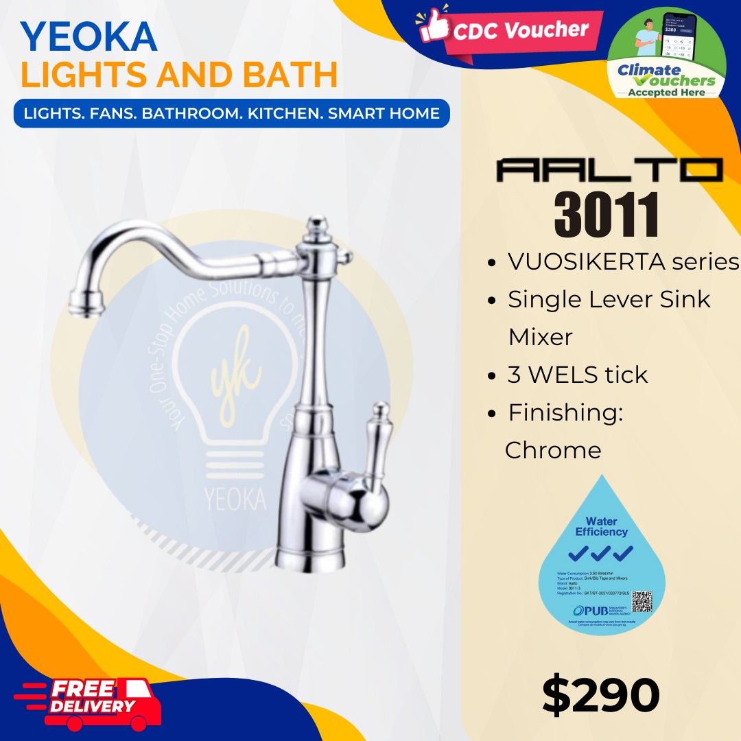 AALTO KITCHEN MIXER TAP VUOSIKERTA SERIES 3011