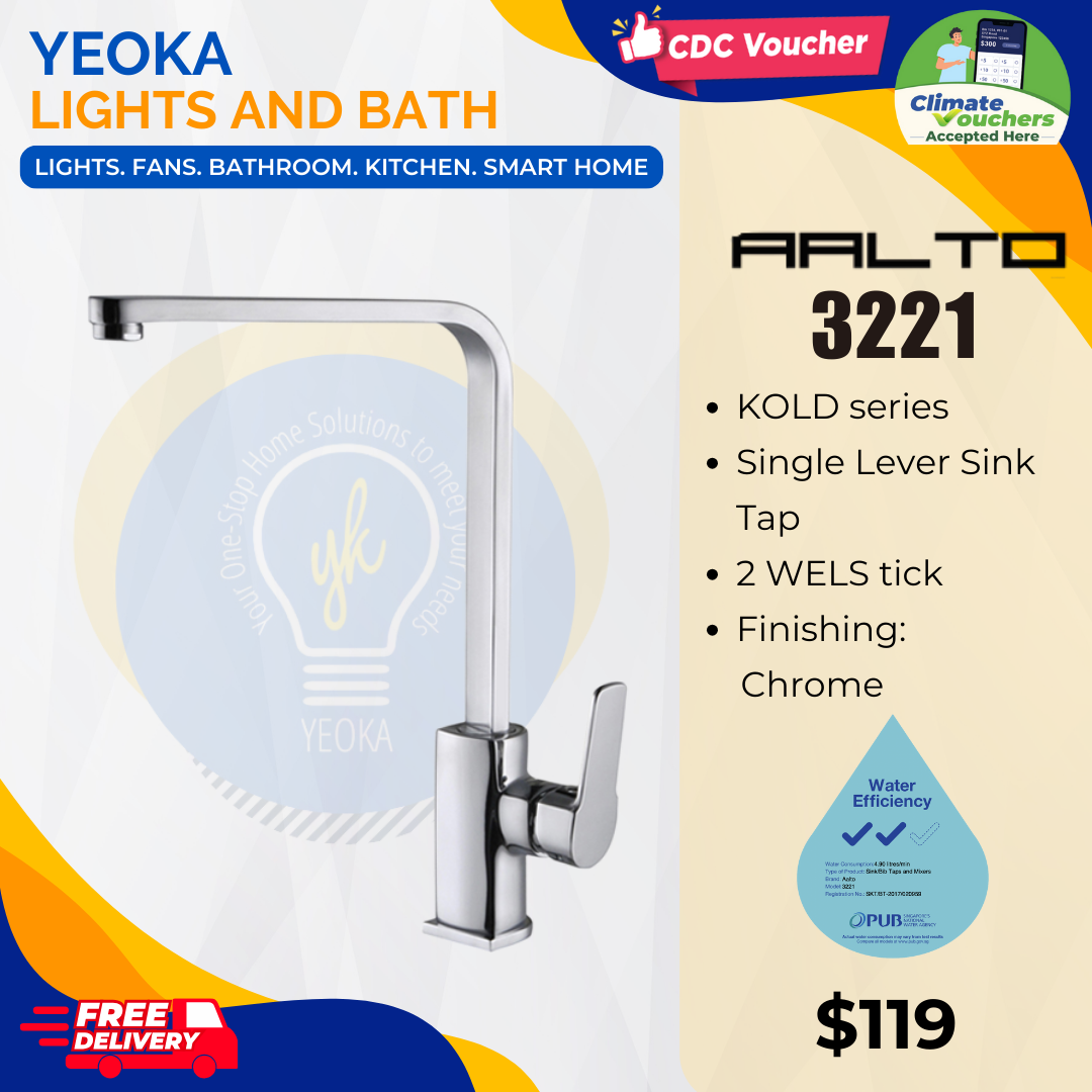 AALTO KITCHEN SINK TAP KOLD SERIES 3221