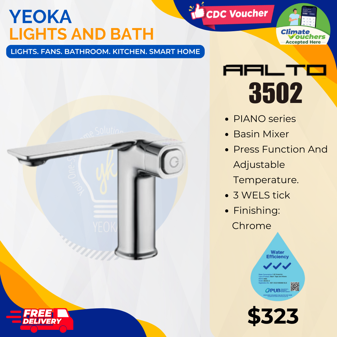 AALTO BASIN MIXER PIANO SERIES 3502
