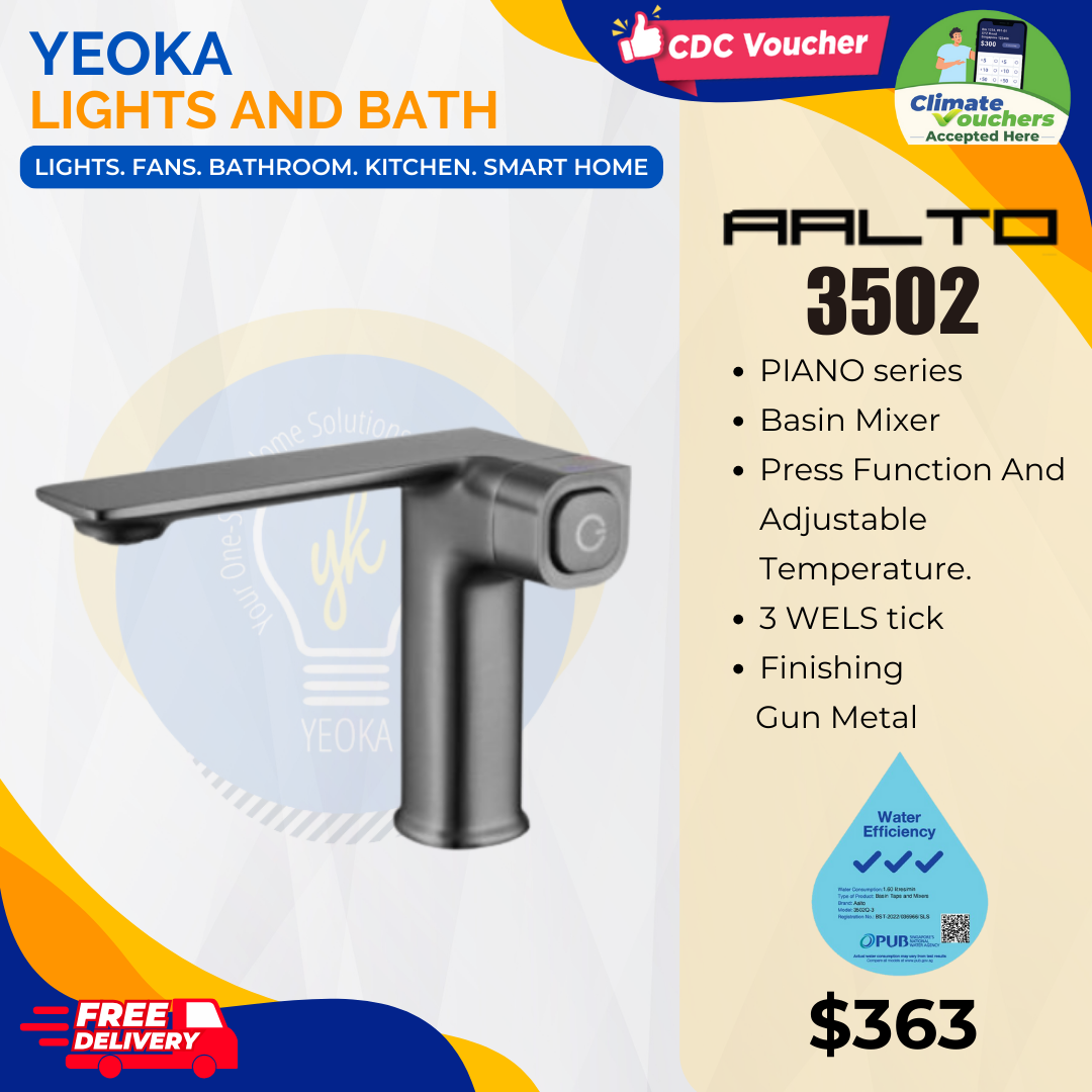 AALTO BASIN MIXER PIANO SERIES 3502