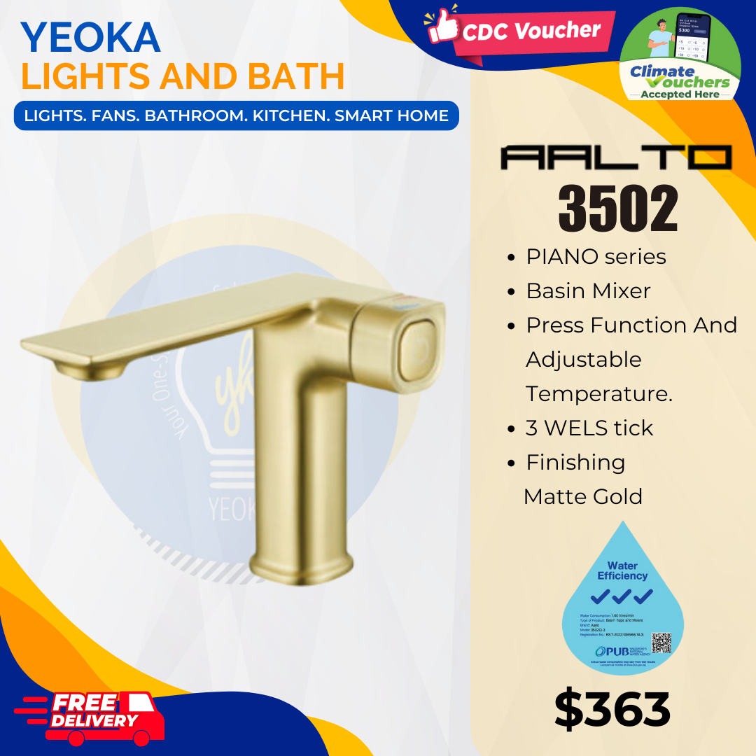 AALTO BASIN MIXER PIANO SERIES 3502